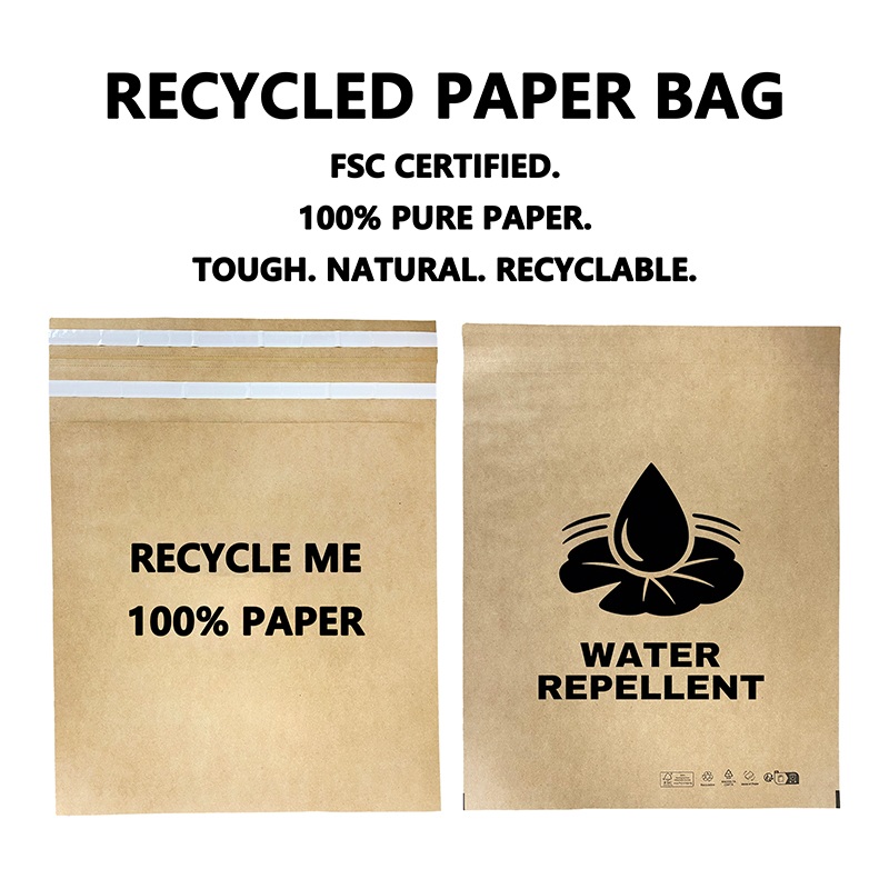 Özel Geri Dönüştürülmüş Kağıt Posta Çantası, Markaların Plastik Ambalaj Atıklarını Azaltmasına Yardımcı Oluyor
