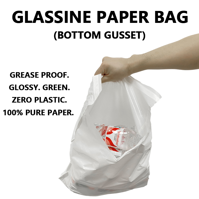 Özel Alttan Köşebentli Glassine Kağıt Torba, Markaların Plastiksiz Ambalaja Geçişine Yardımcı Oluyor